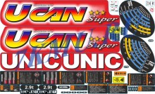Набор стикеров для КМУ Unic U-can 340 серии